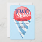 Twee Sweet Snow Cone Kinder tweede verjaardag Kaart (Voorkant)