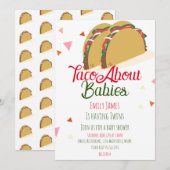Twee Tacos Twins Baby shower Kaart (Voorkant / Achterkant)