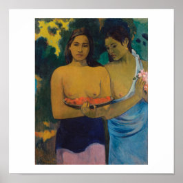 "TWEE TAHAITIAANSE VROUWEN" PAUL GAUGUIN POSTER 18