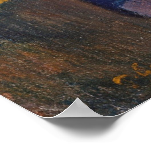 Twee Tahitiaanse vrouwen (1899) door Paul Gauguin Poster (Hoek)