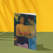 Twee Tahitiaanse vrouwen door Paul Gauguin Kaart
