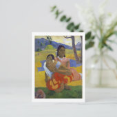 Twee Tahitiaanse vrouwen, Gauguin Briefkaart (Staand voorkant)