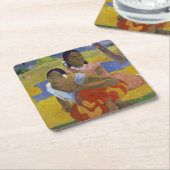 Twee Tahitiaanse vrouwen, Gauguin Kartonnen Onderzetters (Schuin)