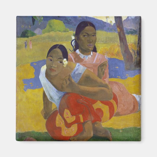 Twee Tahitiaanse vrouwen, Gauguin Magneet (Voorkant)
