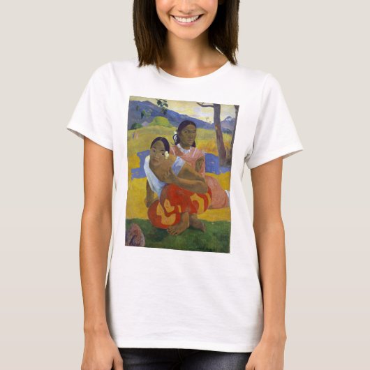 Twee Tahitiaanse vrouwen, Gauguin T-shirt (Voorkant)