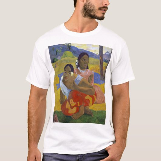 Twee Tahitiaanse vrouwen, Gauguin T-shirt (Voorkant)