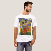 Twee Tahitiaanse vrouwen, Gauguin T-shirt (Voorkant volledig)