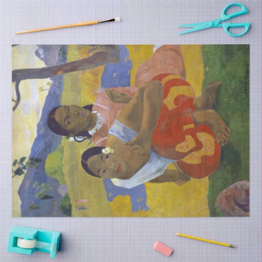 Twee Tahitiaanse vrouwen, Gauguin Tissuepapier (Craft)