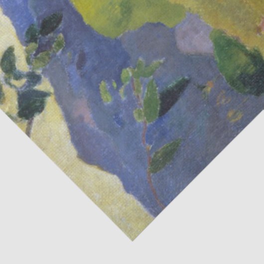 Twee Tahitiaanse vrouwen, Gauguin Tissuepapier (Detail)