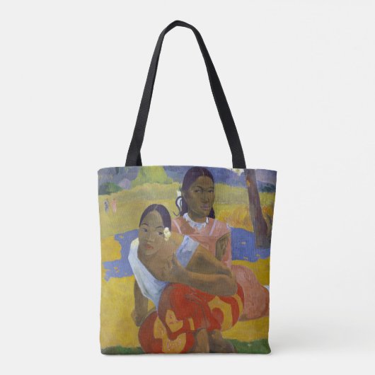 Twee Tahitiaanse vrouwen, Gauguin Tote Bag (Achterkant)