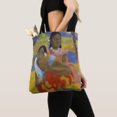 Twee Tahitiaanse vrouwen, Gauguin Tote Bag (Dichtbij)