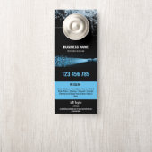 Twee Talen Druk Wassen Macht Wassen Dak Deurhanger (Op knop)