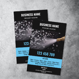 Twee Talen Druk Wassen Macht Wassen Dak Flyer