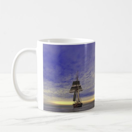 Twee Tallships Koffiemok (Links)