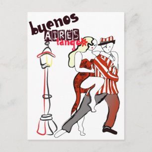 Twee Tangueritos Tango Briefkaart