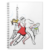 Twee Tangueros in Parijs Notitieboek (Voorkant)