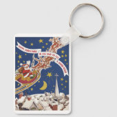 Twee tasnacht voor kerstDesign Sleutelhanger (Achterkant)