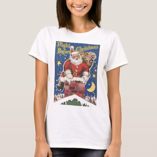 Twee  tasnacht voor kerstDesign T-shirt (Voorkant)