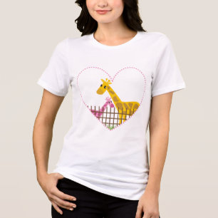 Twee (te) Schattigee Giraffes T-shirts
