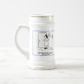 Twee Teaching Thema Gags met Naam op een Bierpul (Links)