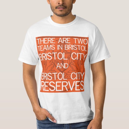 Twee teams in Bristol T-shirt (Voorkant)