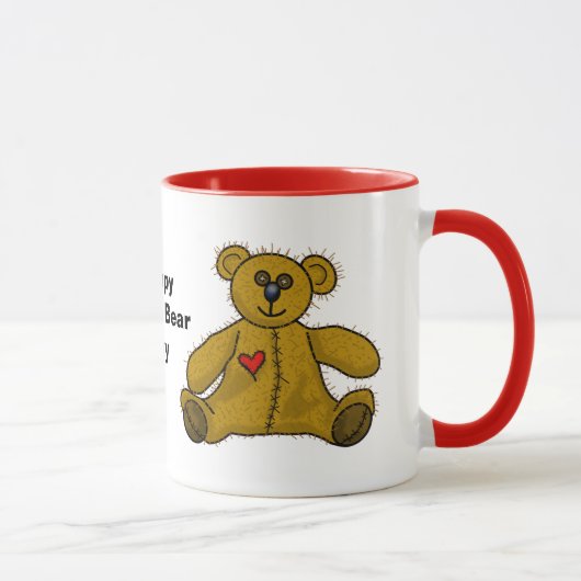 Twee Teddy Bears Coffee-Mok Mok (Rechts)