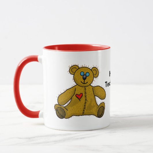 Twee Teddy Bears Coffee-Mok Mok (Links)