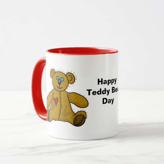 Twee Teddy Bears Coffee-Mok Mok (Voorkant links)