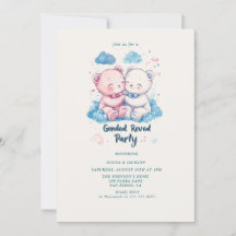 Twee Teddy Bears Gender Reveal Party
