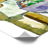 Twee Teddy Bears Shopping Art "Digital Download" Poster (Hoek)