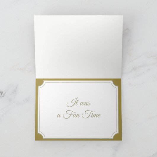 TWEE TEDDY BEDRAAGT 50 JAAR SAMEN DANK U BEDANKKAART (Binnen)