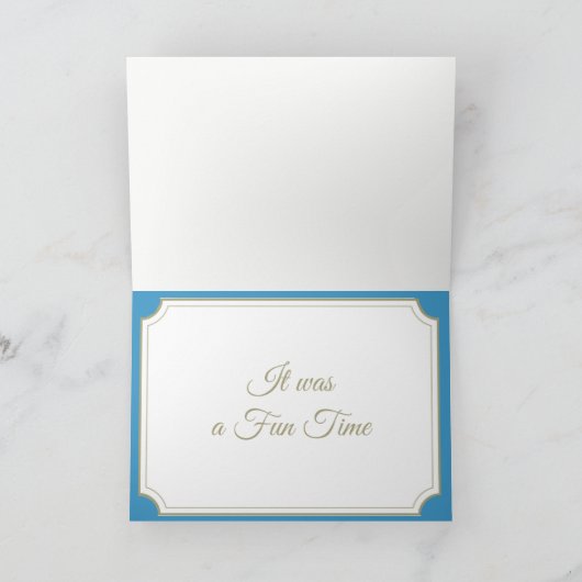 TWEE TEDDY BEDRAAGT 50 JAAR SAMEN DANK U BEDANKKAART (Binnen)