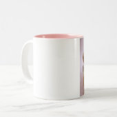 twee teddy beren houden rozen koffie - mok vast (Voorkant links)