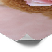 twee teddyberen met rozen poster (Hoek)