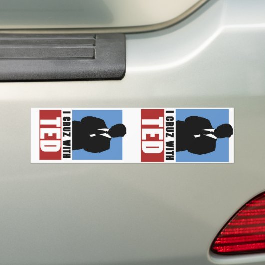 Twee Teds zijn beter dan één. Bumpersticker (Op auto)