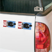 Twee Teds zijn beter dan één. Bumpersticker (Op Truck)
