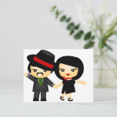 Twee tegen Tango Briefkaart (Staand voorkant)
