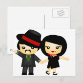 Twee tegen Tango Briefkaart (Voorkant / Achterkant)
