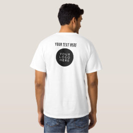 TWEE TEKENS | Aangepast personeel voor LOGO en TEK T-shirt