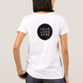 TWEE TEKENS | UW LOGO | Personeel van de douane T-shirt (Achterkant)