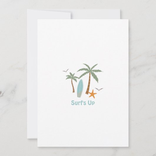 Twee The Beach Boy Surven Surfen 2e verjaardag Kaart (Achterkant)