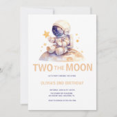Twee The Moon Space Astronaut 2e Verjaardag Kaart (Voorkant)