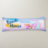 Twee thema's blauw en roze speldenkussen lichaamskussen (Achterkant)