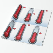 Twee thermometers cadeaupapier (Uitgerold)