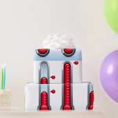 Twee thermometers cadeaupapier