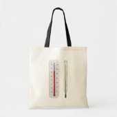 Twee thermometers Canvas tas (Voorkant)