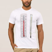 Twee Thermometers Mannen T-shirt (Voorkant)