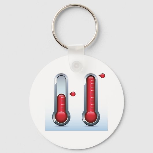 Twee thermometers sleutelhanger (Voorkant)