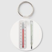 Twee thermometers Sleutelhanger (Voorkant)