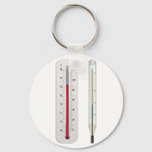Twee thermometers Sleutelhanger